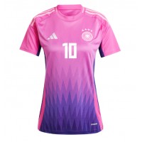 Germany Jamal Musiala #10 Replica Away Shirt Ladies Euro 2024 Short Sleeve